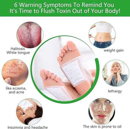 Deep Cleansing Natural Herbs Patches | Helps in Weight Loss, Stress relief & more via Toxin Removal for Men & Women (2x5 packs) BUY 1 GET 1 FREE